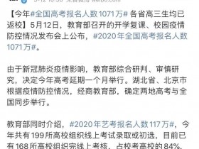 2020艺考报名人数高达117万,你们了解河北省的情况吗?