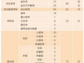 中央音乐学院:每年招多少人?