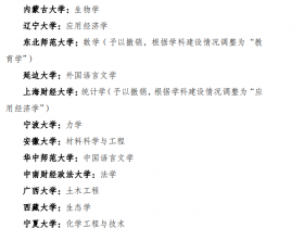 新“双一流”院校有哪些变化?